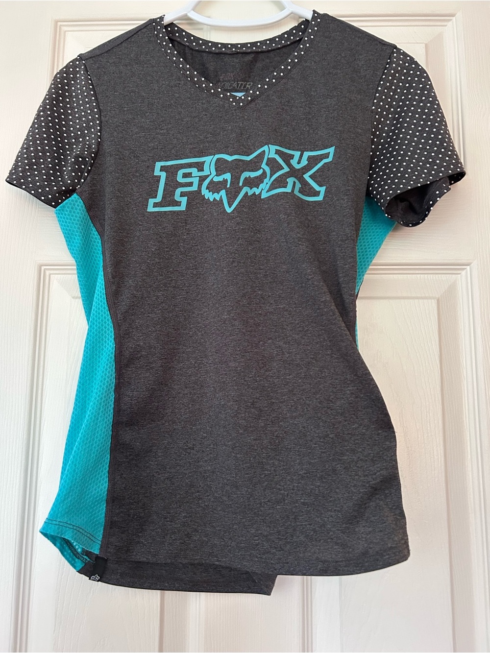 Fox Teal and Black Mountain Bike Jersey